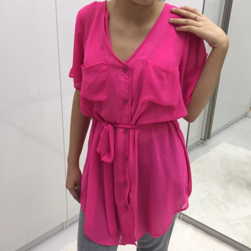 Hot pink tunic